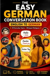 The Easy German Conversation Book (English to German)