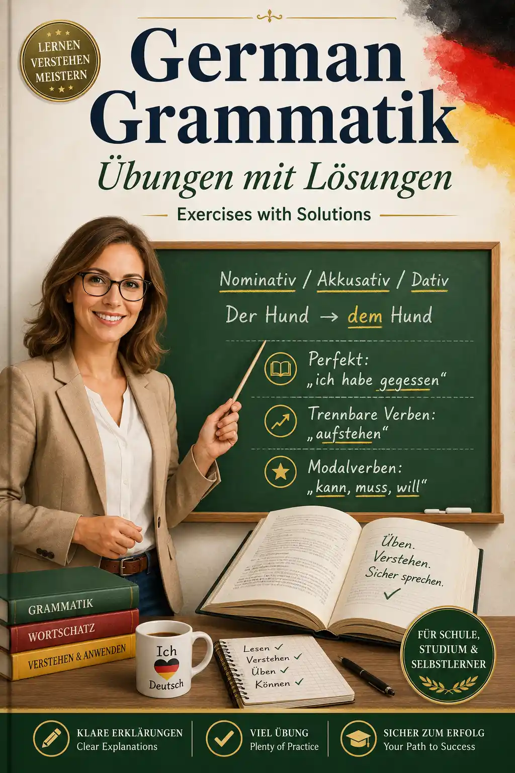 German Grammatik Übungen mit Lösungen