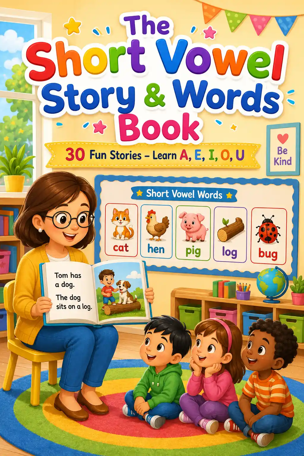 The Short Vowel Story & Words Book